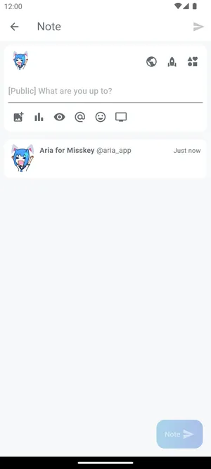 Aria for Misskey